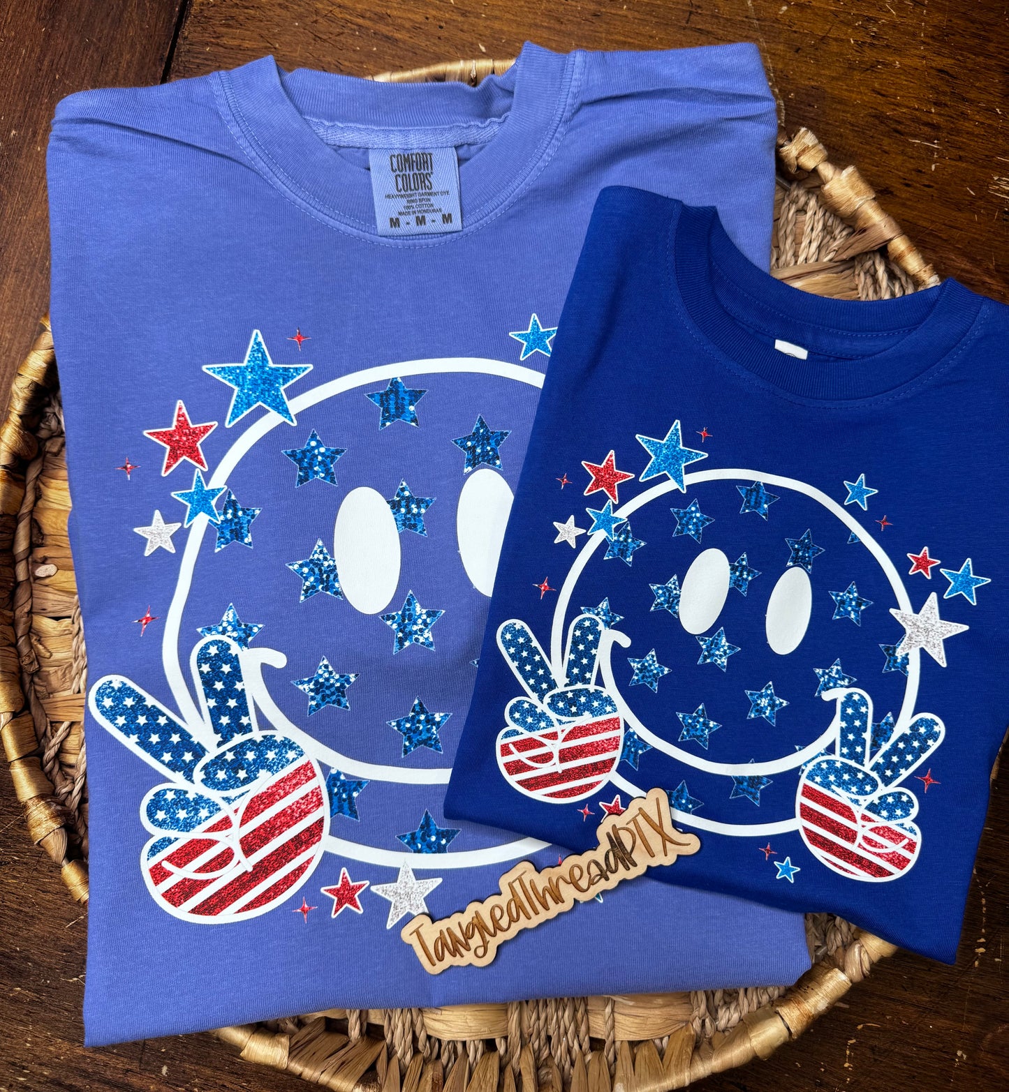 Patriotic Peace Smiley