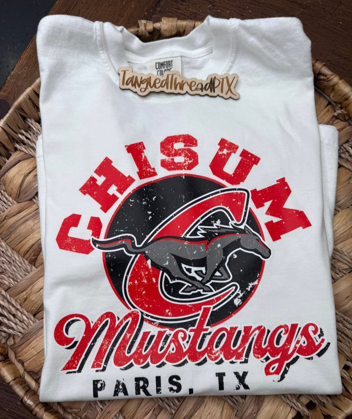Chisum Mustangs Distressed