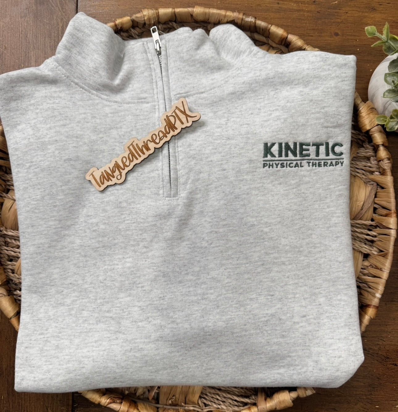 Kinetic Therapy Quarter Zip - Embroidered