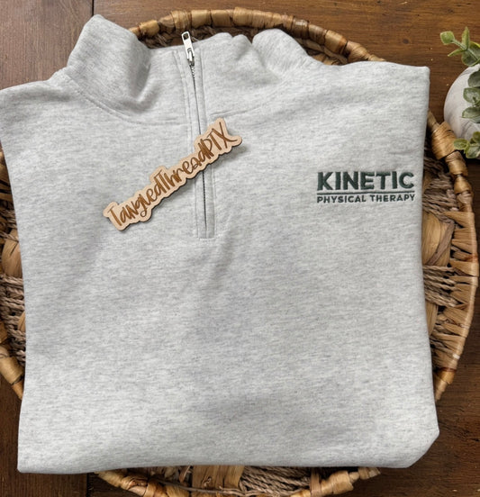 Kinetic Therapy Quarter Zip - Embroidered