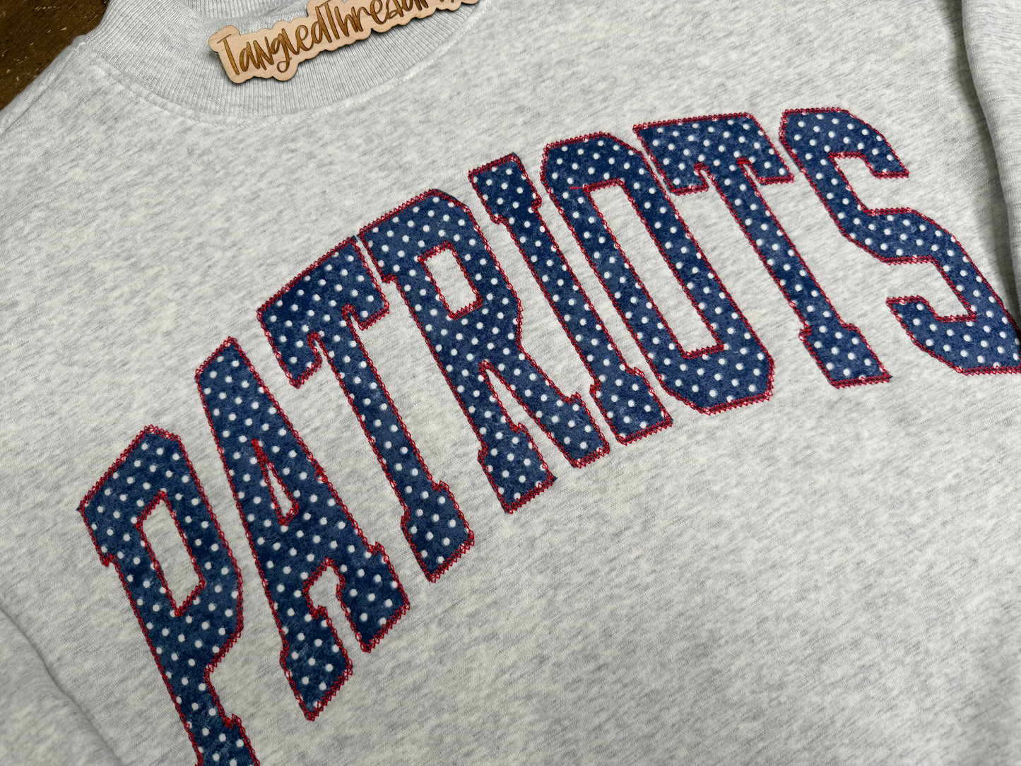 Patriots -  Embroidered MockNeck