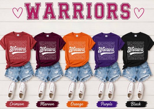 Warriors Triple Stacked