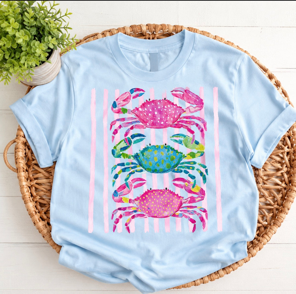 Crabby Trio - Hydrangea Blue