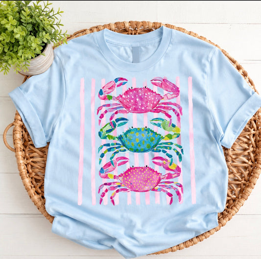 Crabby Trio - Hydrangea Blue