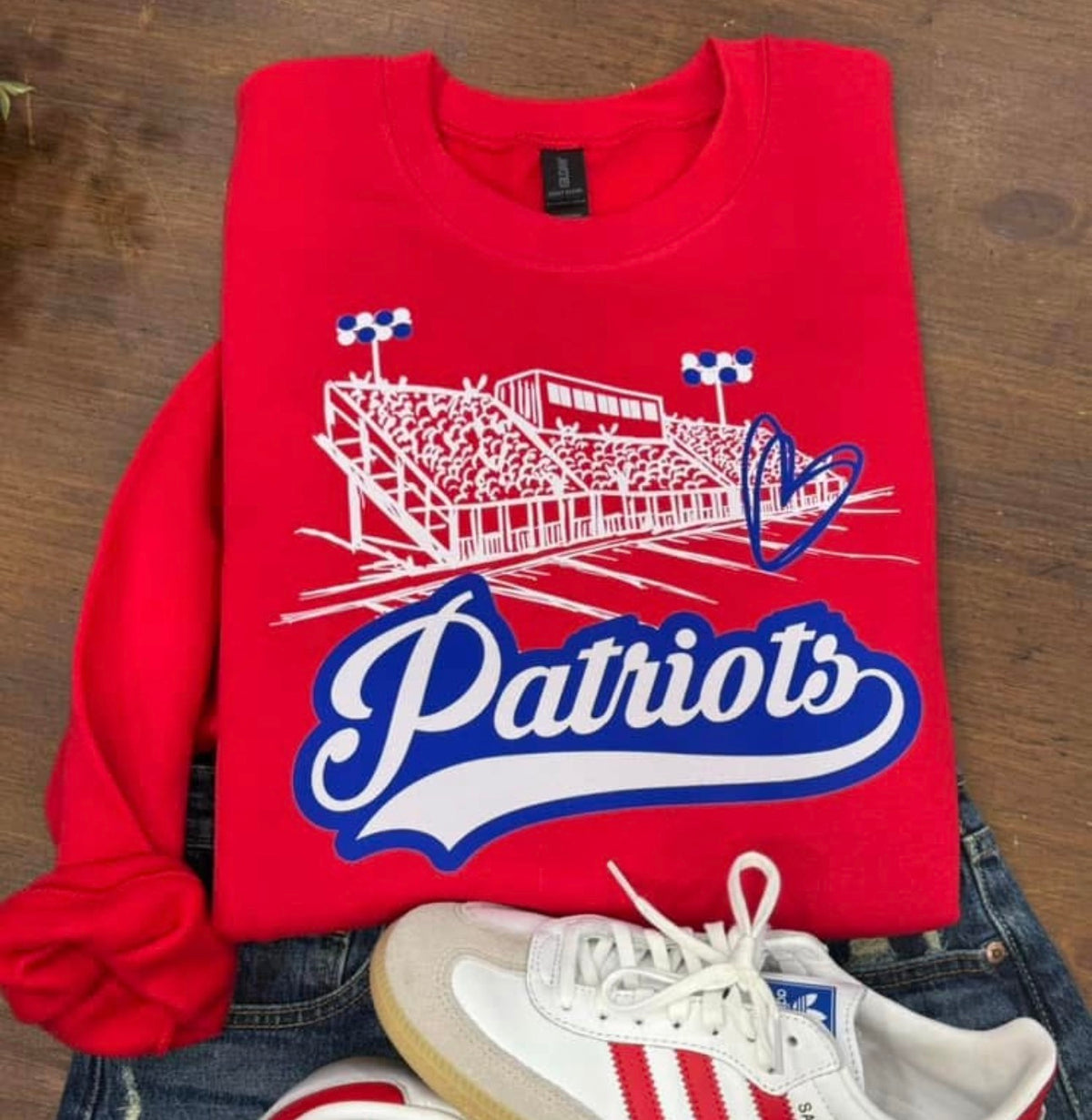 Patriots Stadium Lights - Red