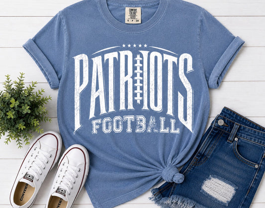 Patriots Arched Football