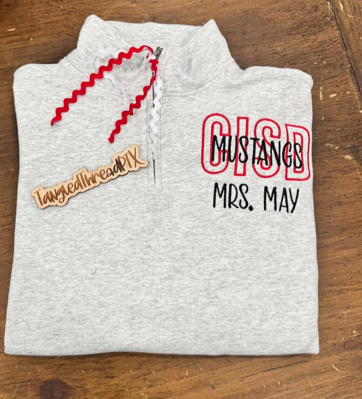 Red CISD Mustangs 1/4 Zip