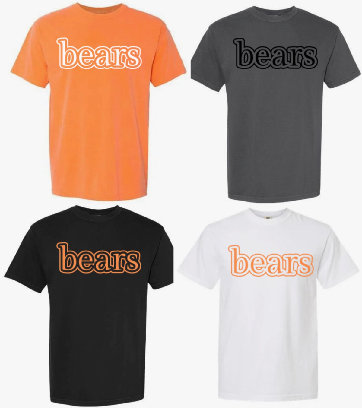 Bears - 4 Color Options