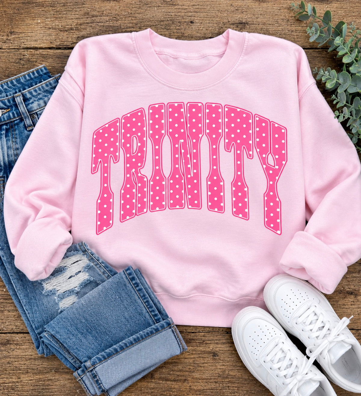 Trinity - Pink Polka Dots