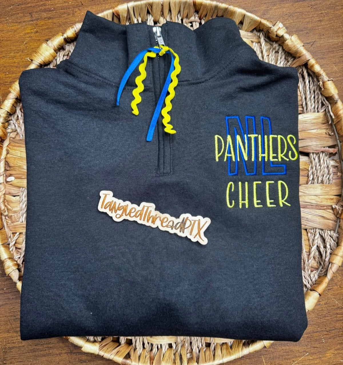 NL Panthers Cheer - Embroidered 1/4 Zip