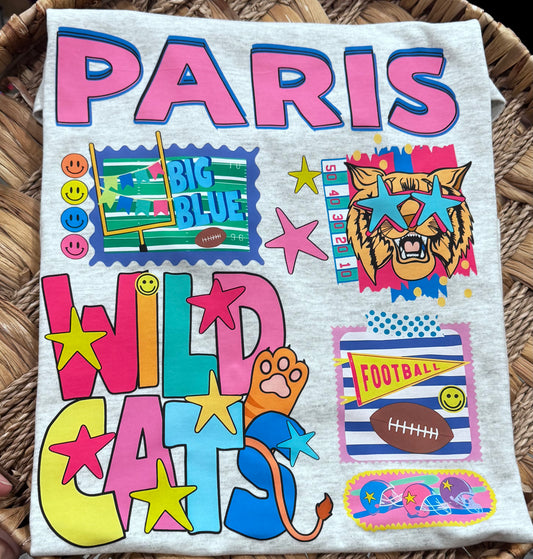 Paris Wildcats Neon Retro - Ash Gray