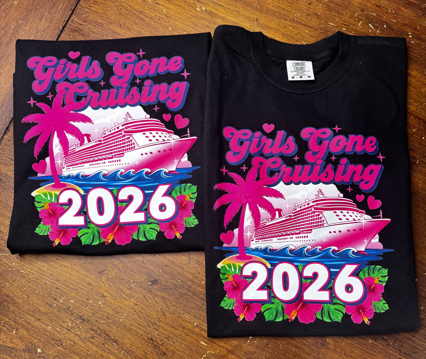 Girls Gone Cruising - Black Tee