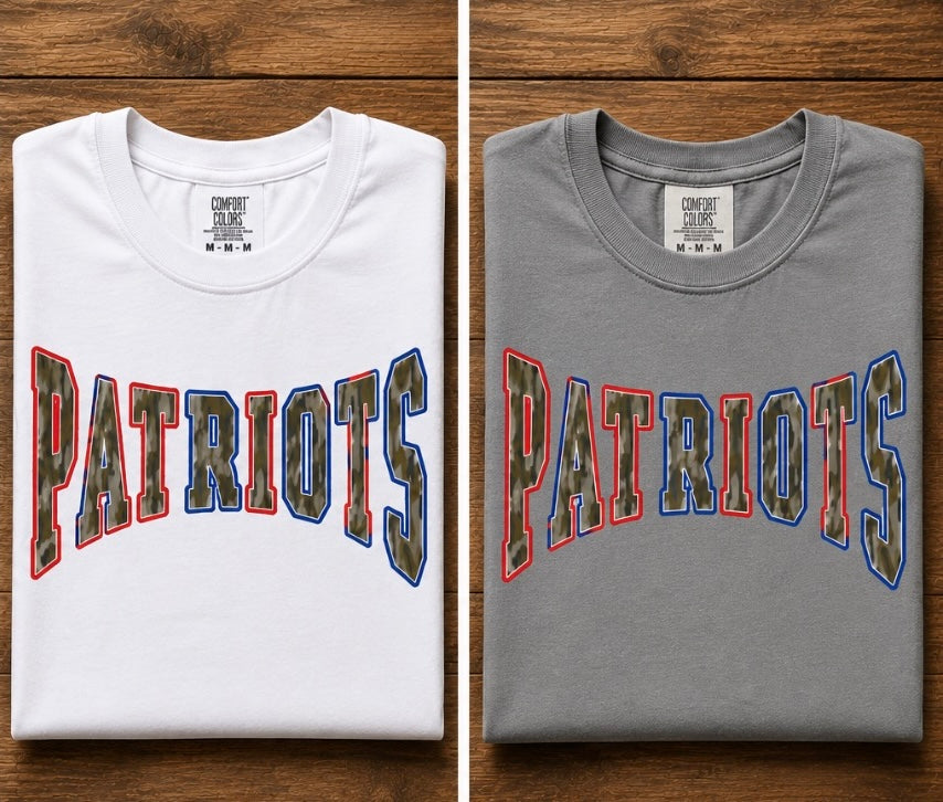 Patriots Camo Outlined