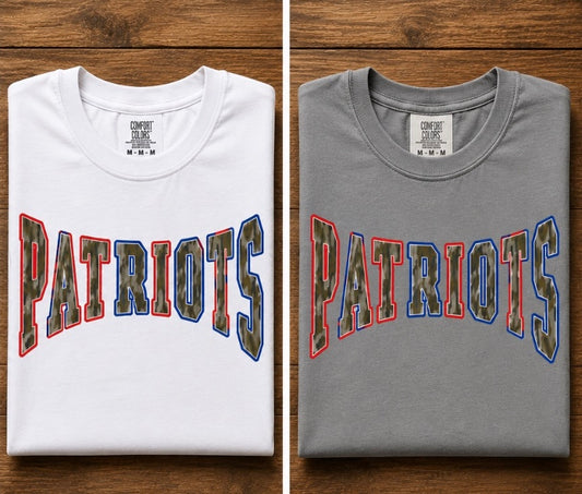 Patriots Camo Outlined