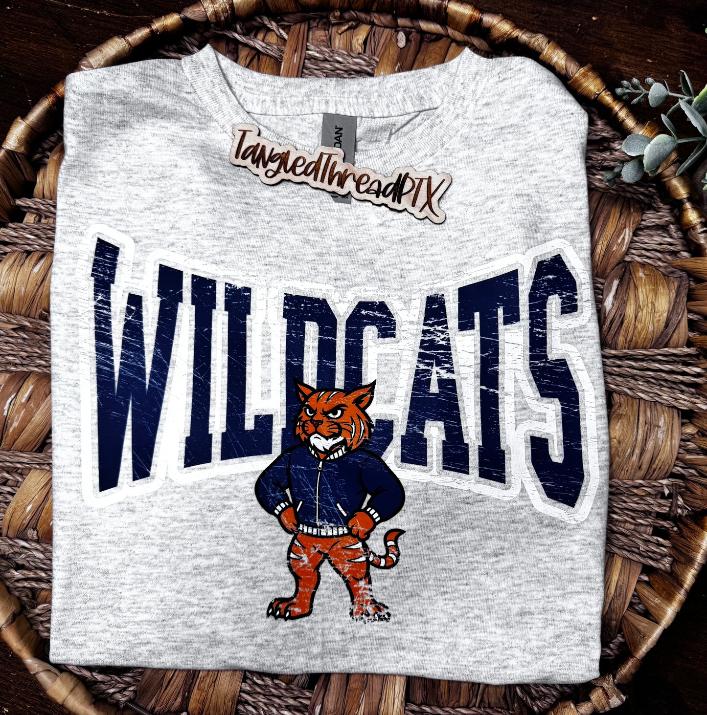 Ash Gray Gildan Spirit Tees with Mascots