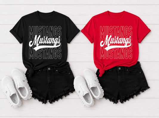 Mustangs Stacked