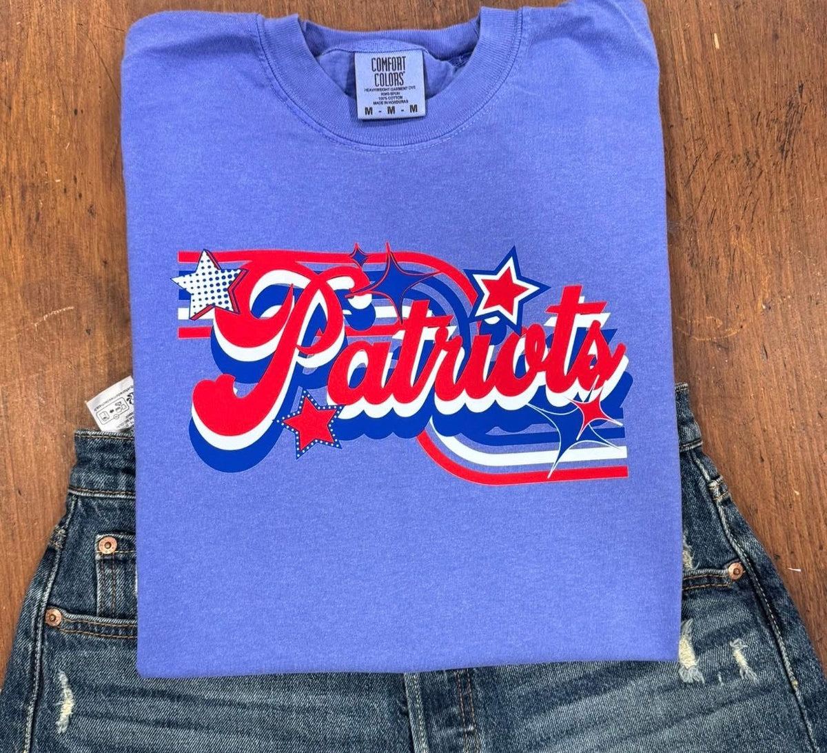 Patriots Retro Stars - Flo Blue