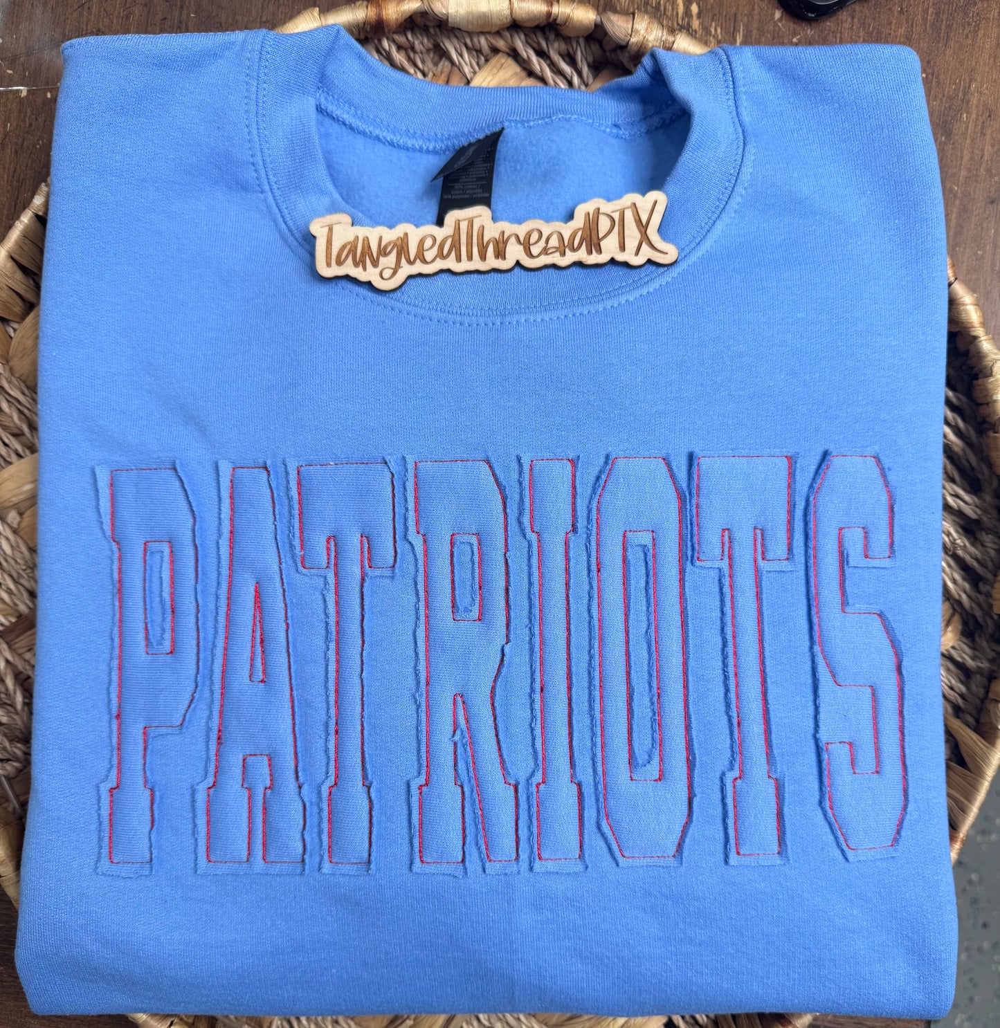Carolina Blue Patriots Raggy - Embroidered