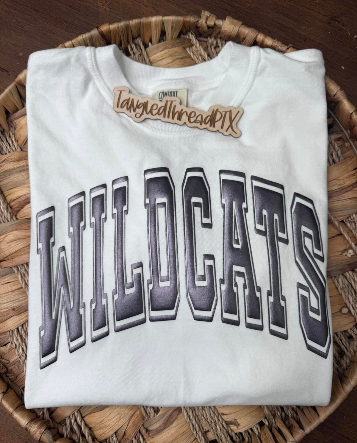 White Wildcats - Gunmetal Metallic Puff
