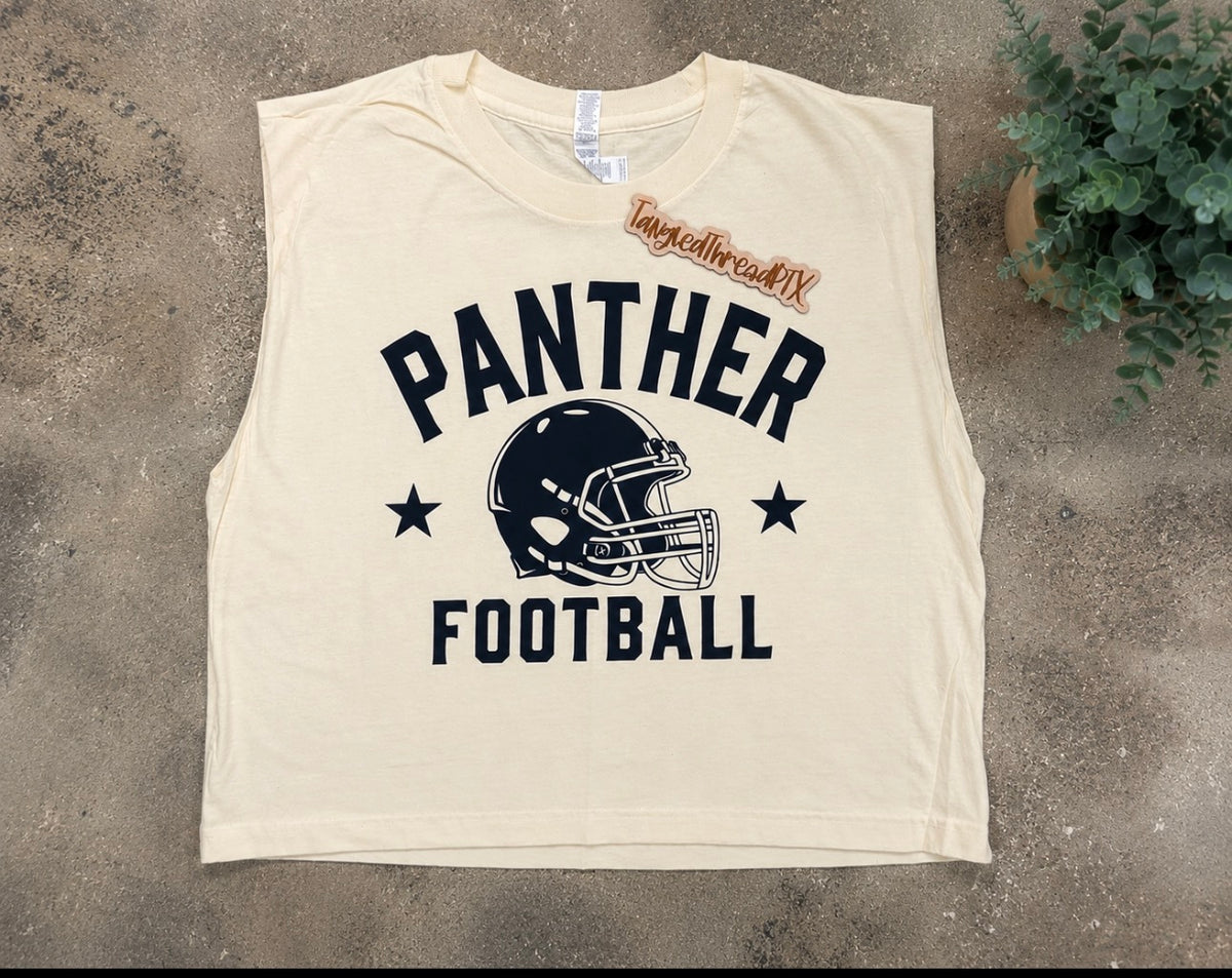 Panthers Football Muscle Tee