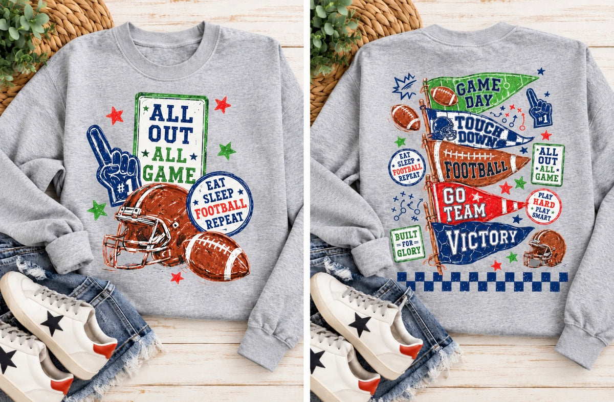Football Eat Sleep Repeat Sweatshirt