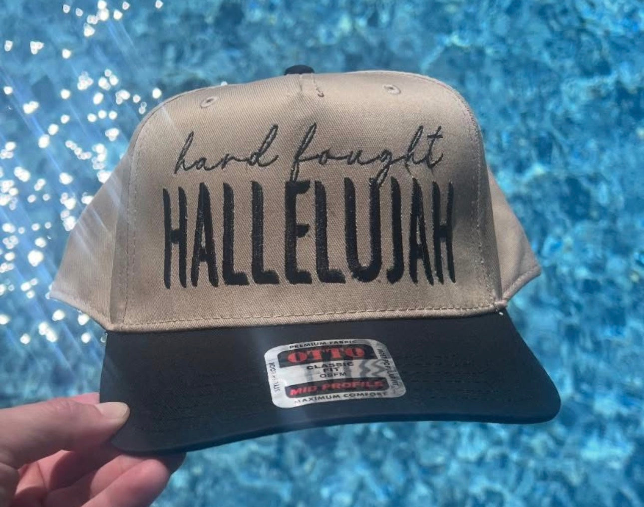 Hard Fought Hallelujah Embroidered Hat
