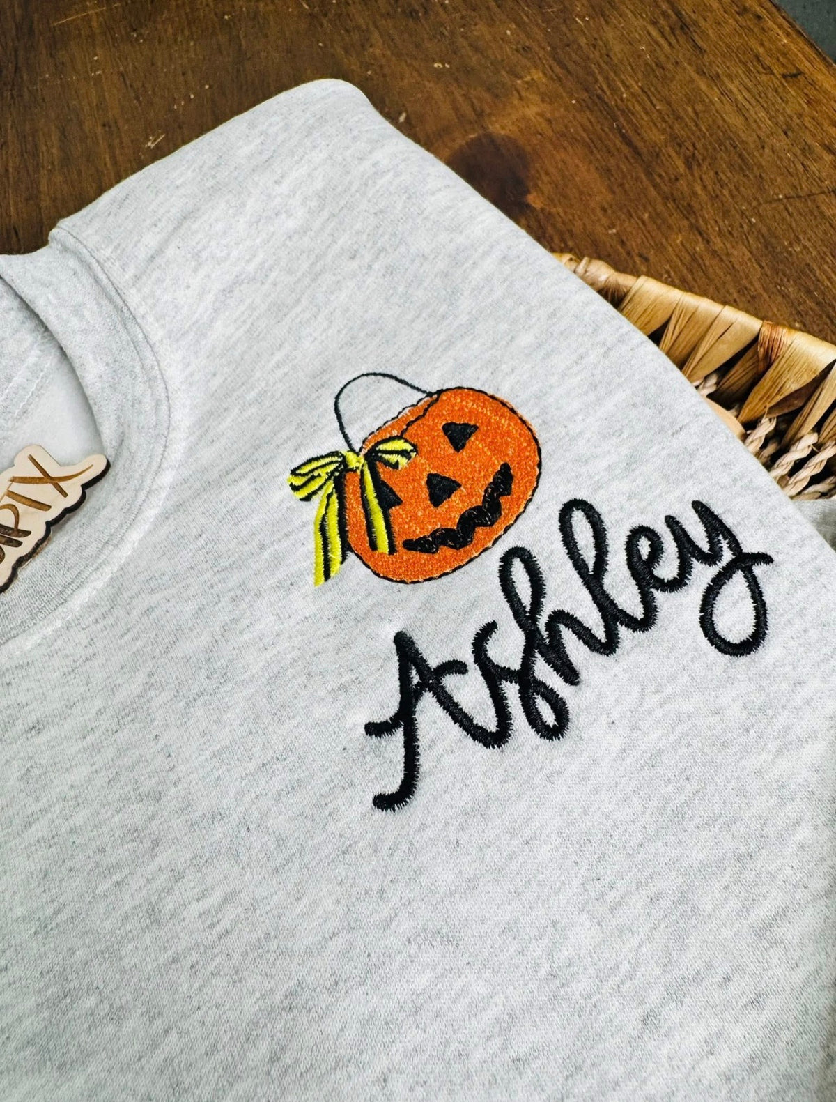 Jack O Lantern Candy Bucket - Personalized & Embroidered