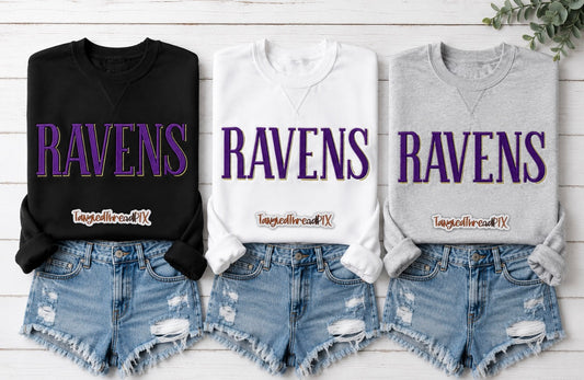 Ravens Sweatshirt - Embroidered