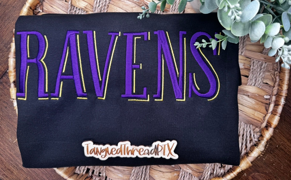 Ravens Sweatshirt - Embroidered