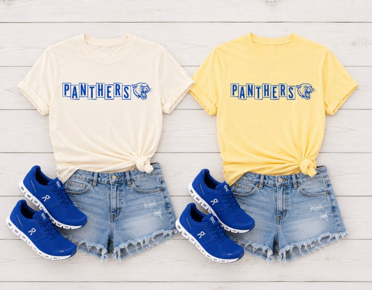 Panthers Block Tee