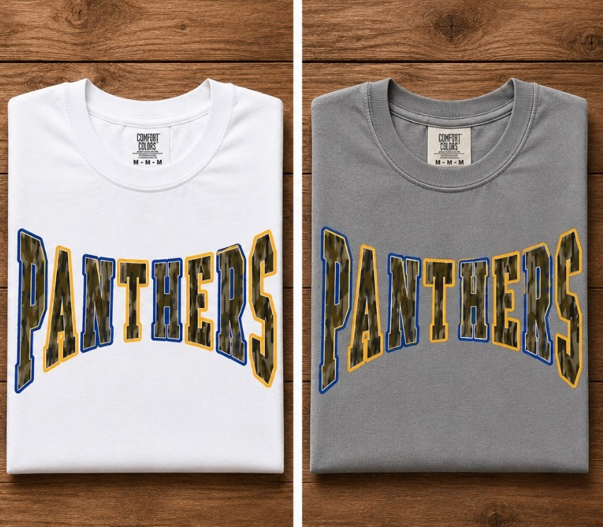 Panthers Camo Outlined