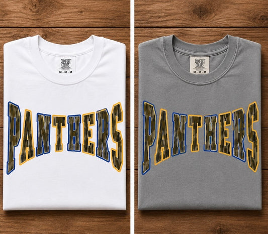 Panthers Camo Outlined