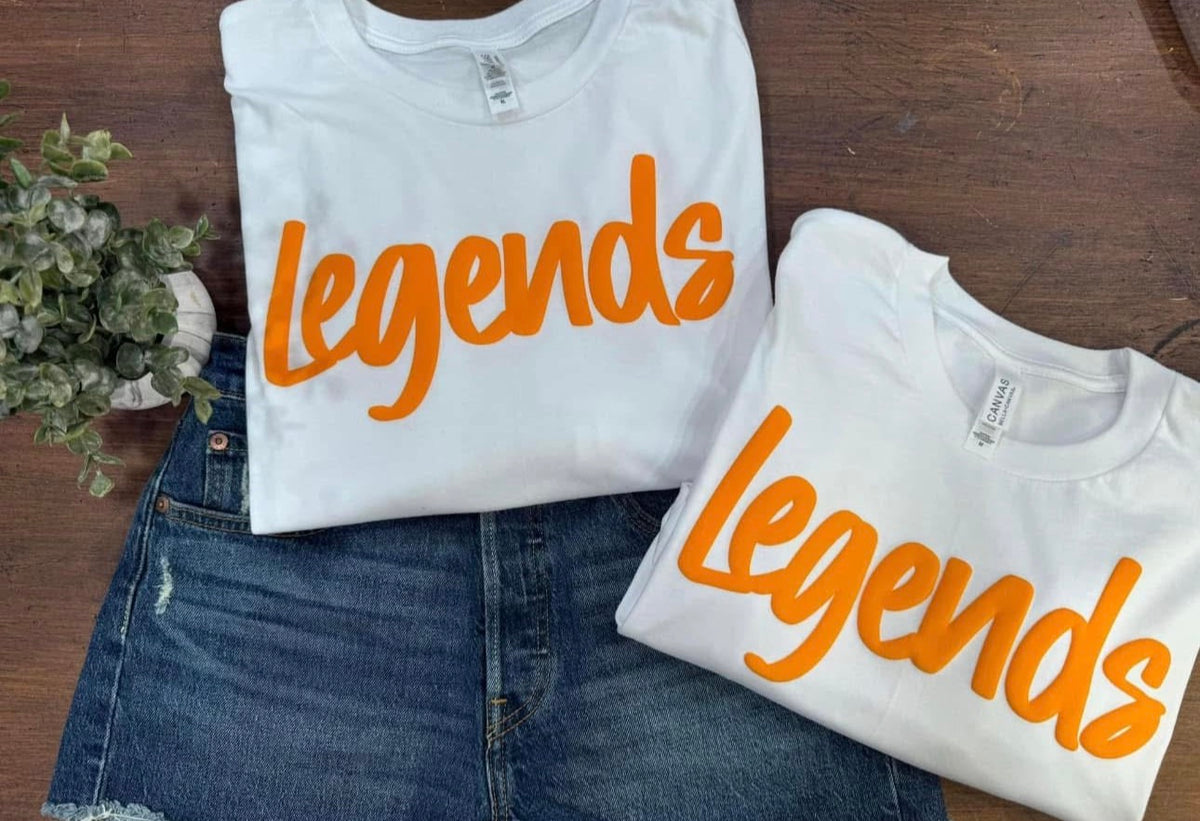 White Legends with Orange Puff
