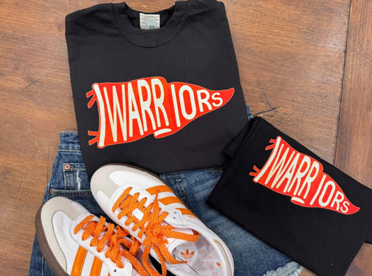 Black Warriors Orange Pennant
