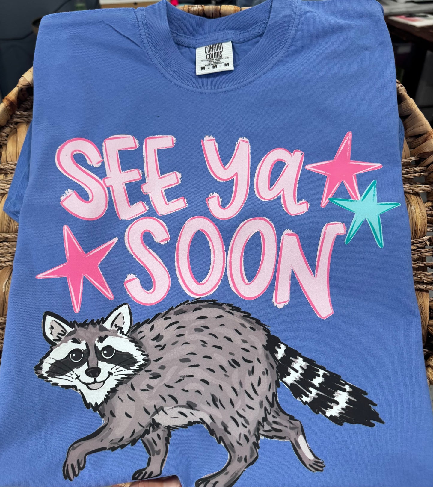 See You Soon Raccoon - Flo Blue