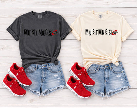 Mustangs Blocks Tee