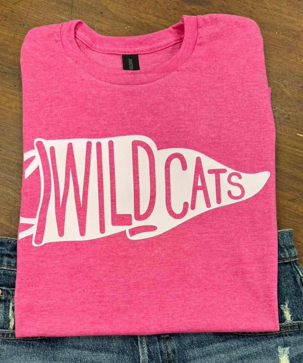 Pink Wildcats Pennant