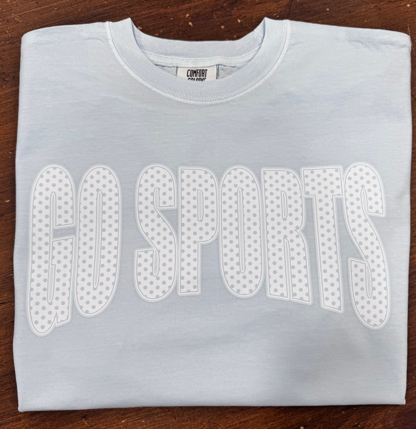 White Polka Dots - Go Sports Crop
