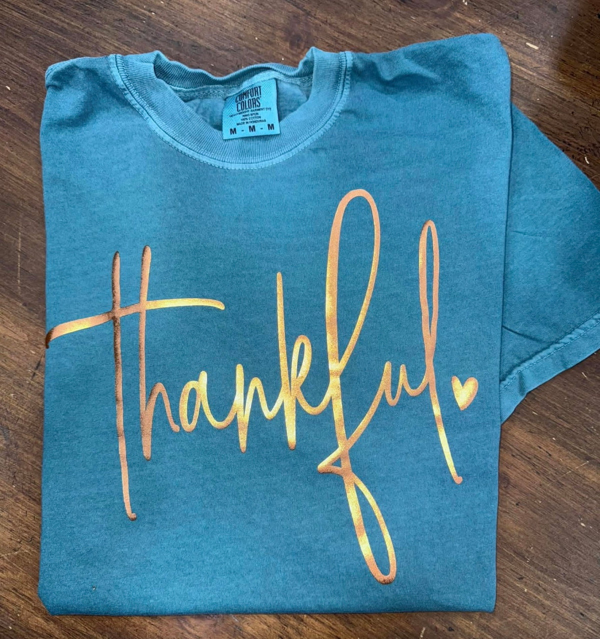 Blue Spruce - Thankful Gold Metallic Puff