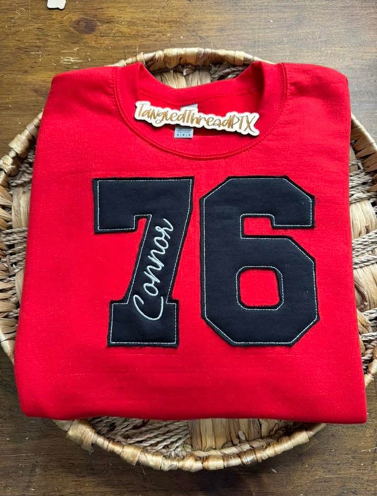 Mustangs Jersey # & Name - Personalized & Embroidered