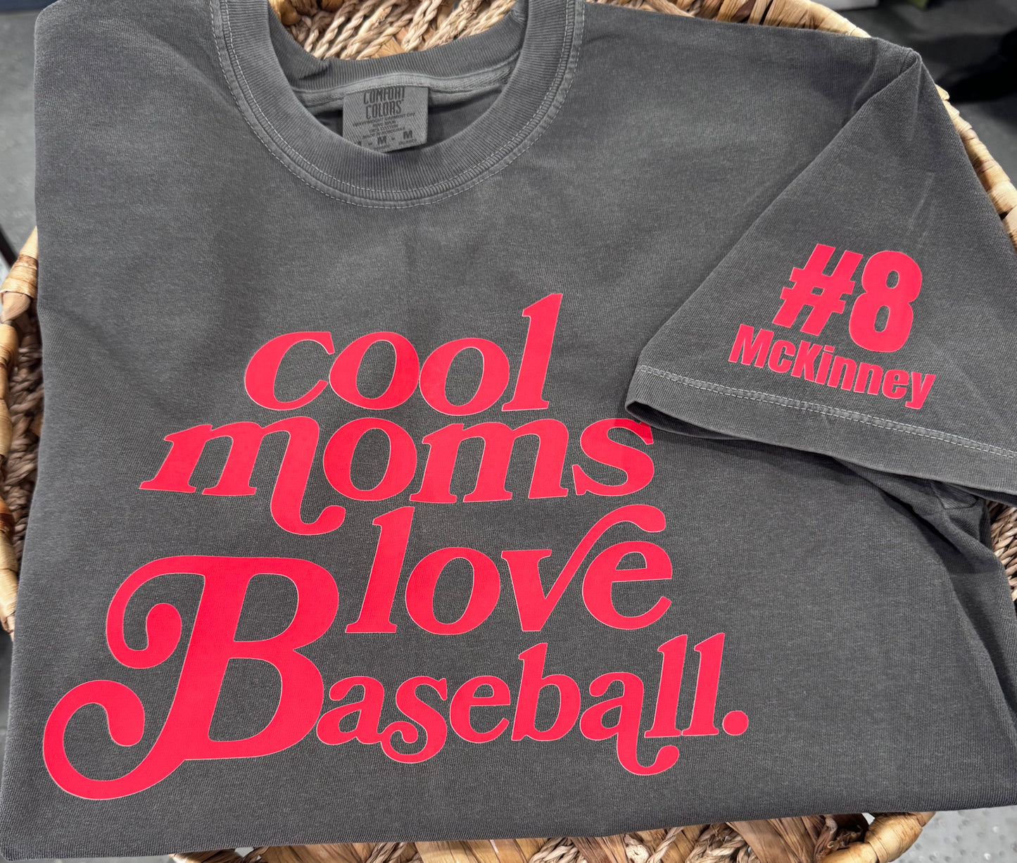Pepper Cool Moms Love Baseball