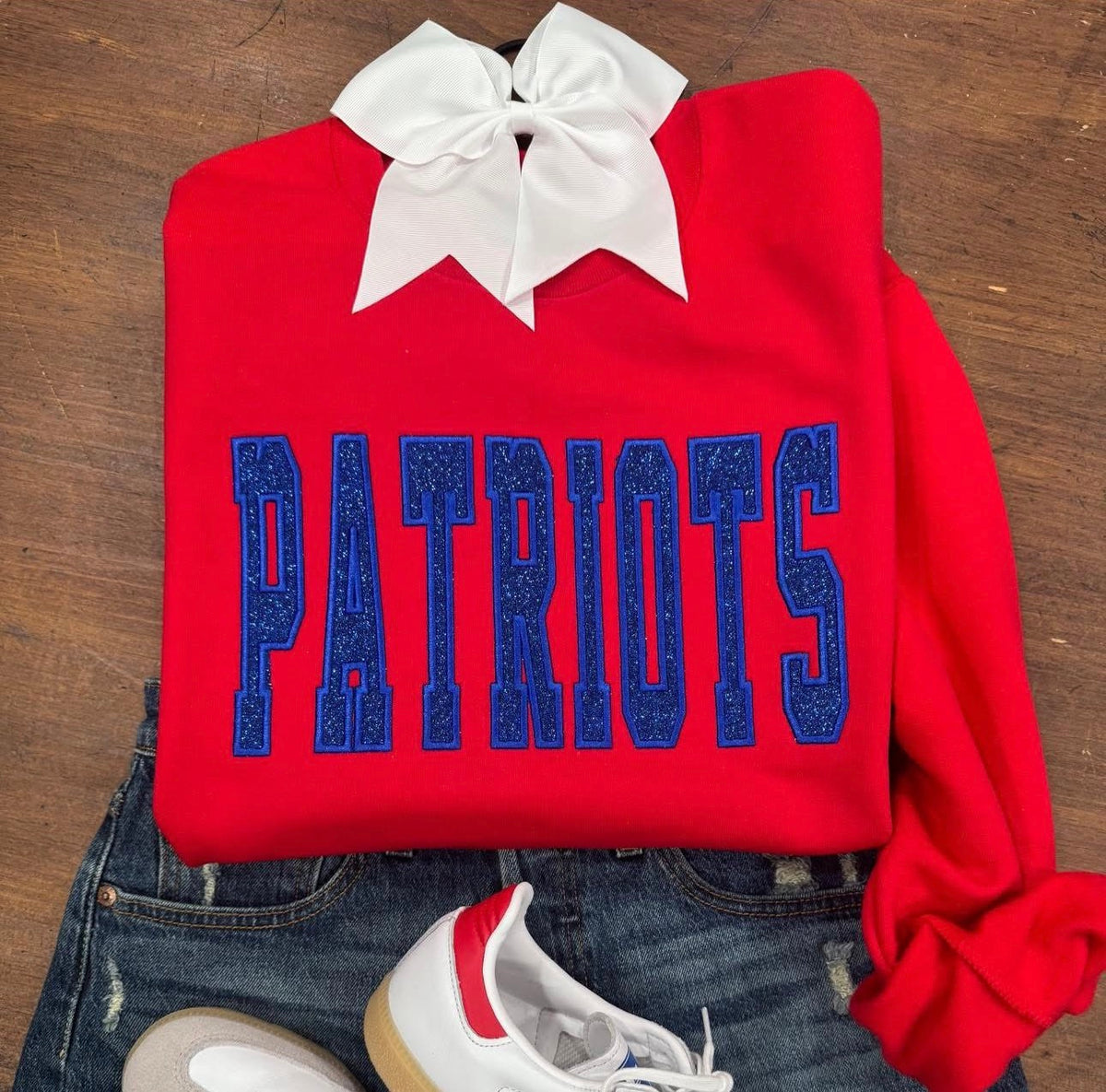 PATRIOTS - Royal Blue HTV - Embroidered