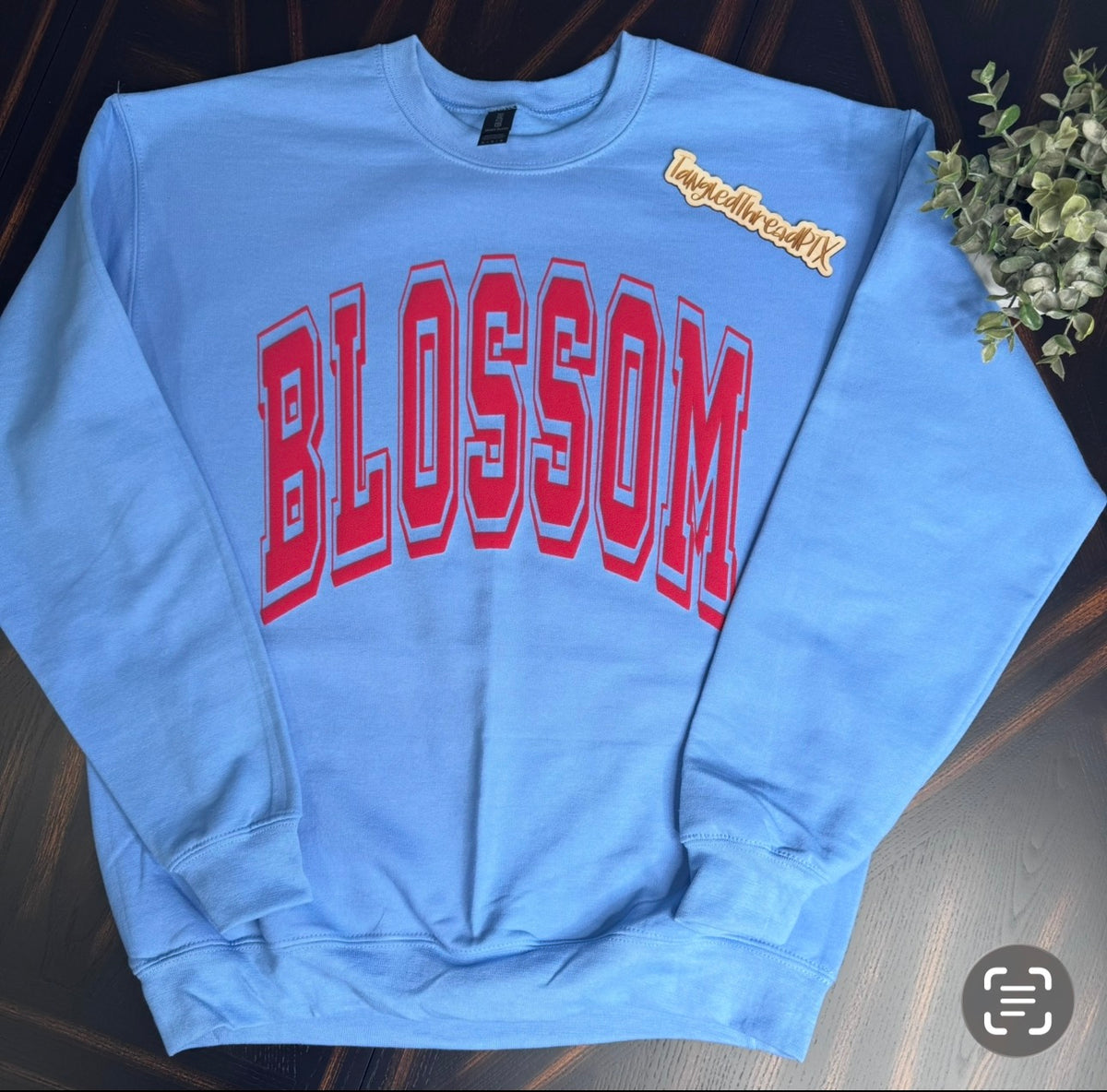 Flo Blue - BLOSSOM - RED PUFF