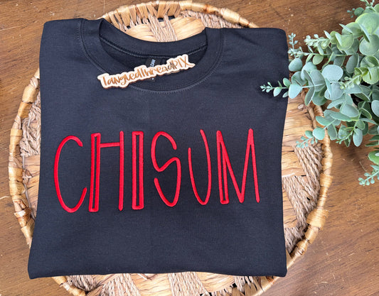 CHISUM Bubble Letters - Sweatshirt