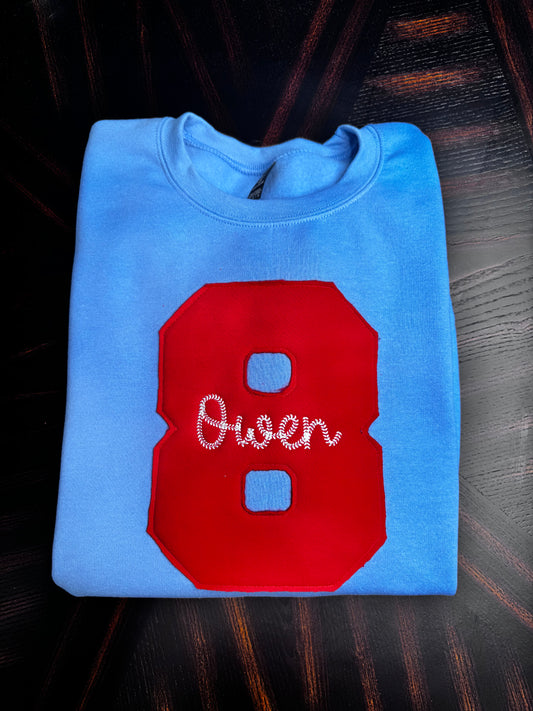 Carolina Blue Jersey Number & Name Raggy - Personalized & Embroidered