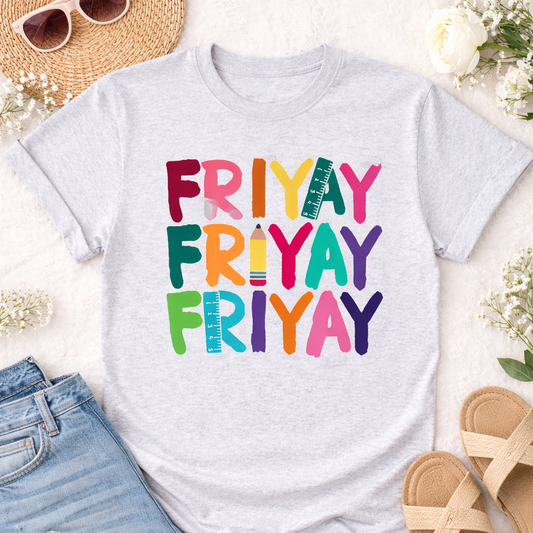 Friyay Colorful - Ash Gray Gildan
