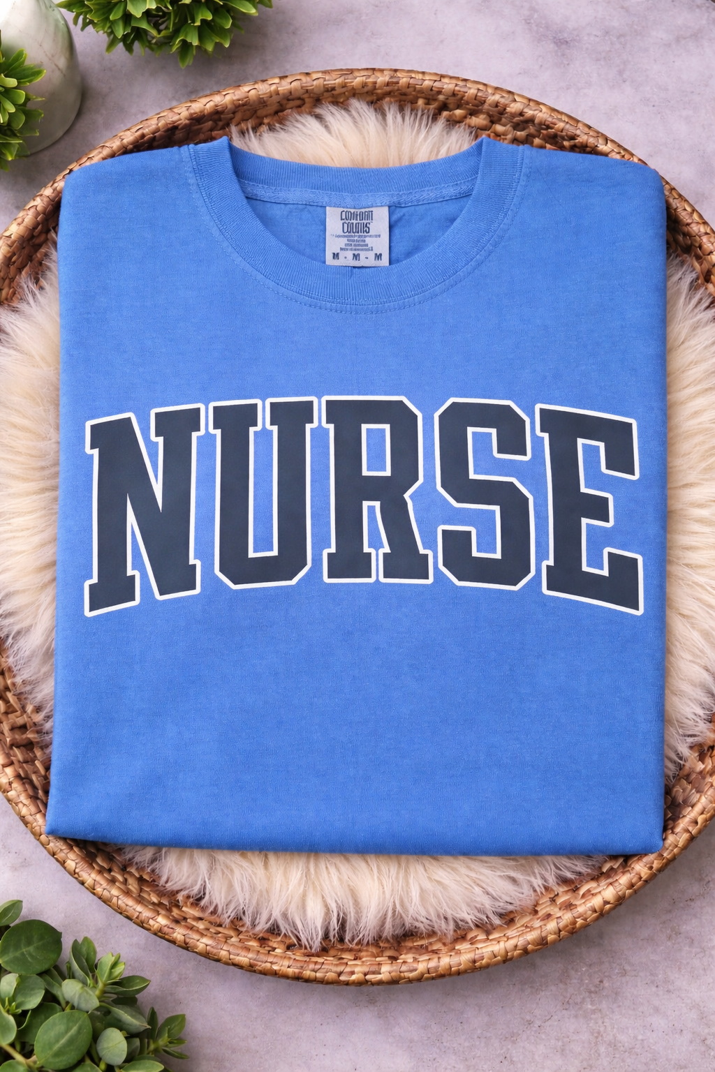 NURSE Varsity Letters - Comfort Colors