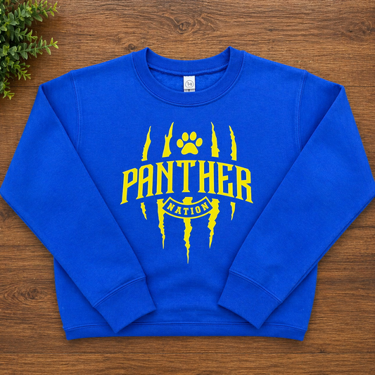 Panther Nation - Royal Blue Sweatshirt