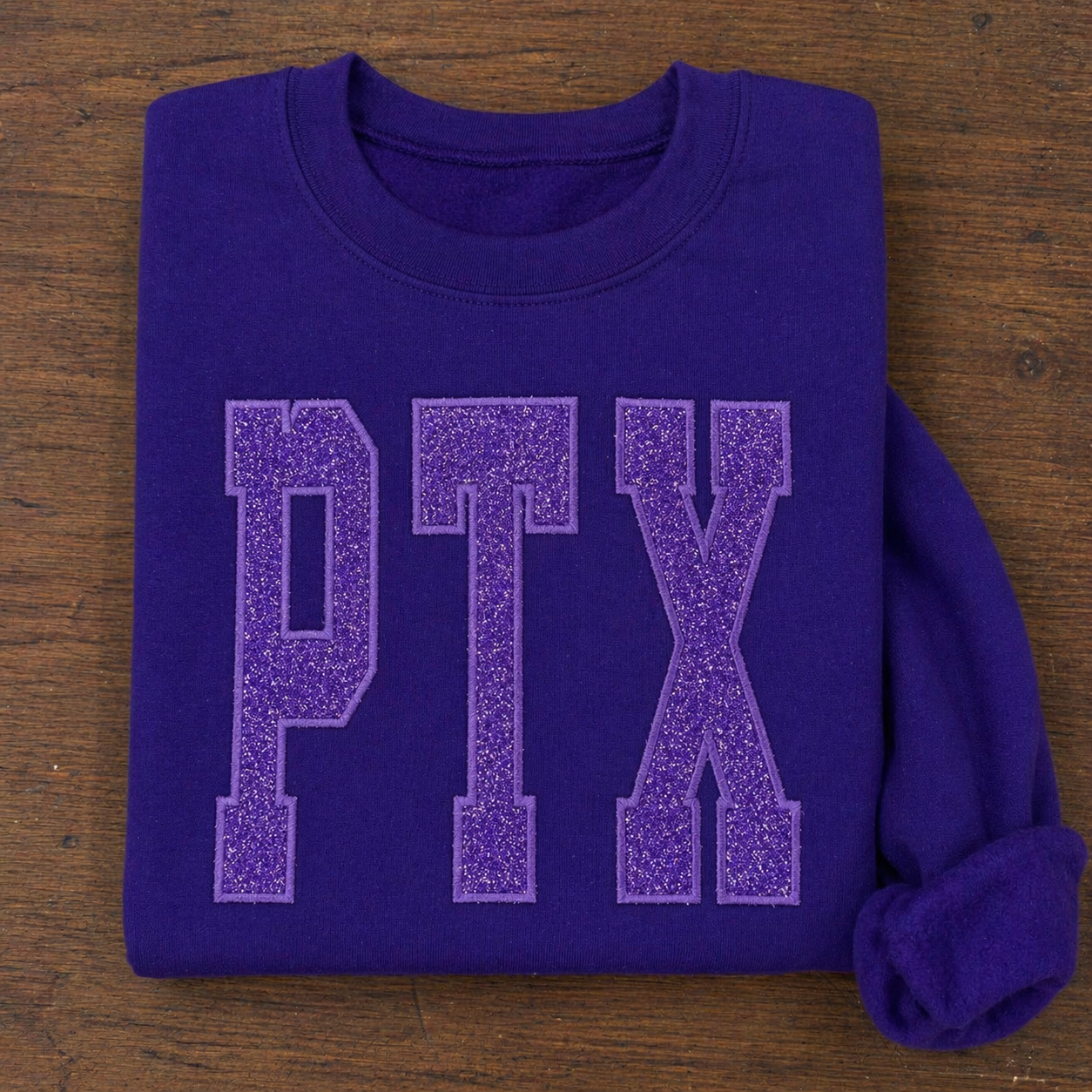 Purple on Purple PTX - Embroidered