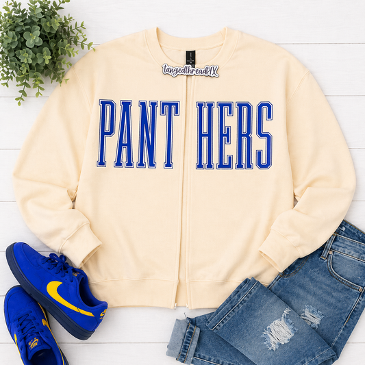 Panthers Split Front “cardigan”